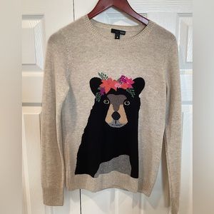 Bloomingdales Aqua Cashmere sweater size Small